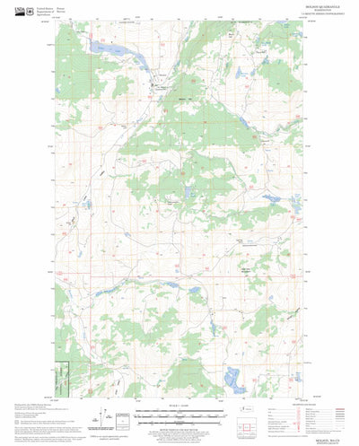 US Forest Service - Topo Molson, WA FSTopo Legacy digital map