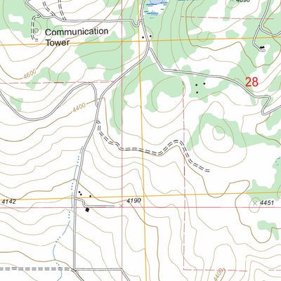 US Forest Service - Topo Molson, WA FSTopo Legacy digital map