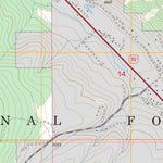 US Forest Service - Topo Monarch, MT FSTopo Legacy digital map