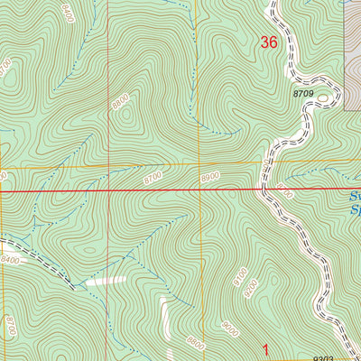 US Forest Service - Topo Monica Saddle, NM FSTopo Legacy digital map