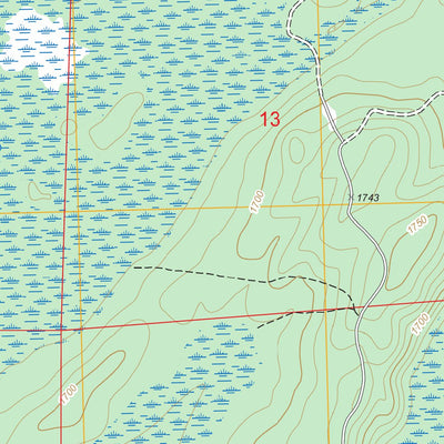 US Forest Service - Topo Monico NE, WI FSTopo Legacy digital map