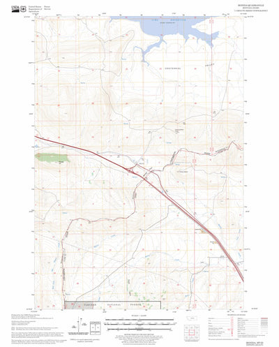US Forest Service - Topo Monida, MT - ID FSTopo Legacy digital map