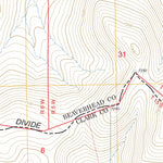 US Forest Service - Topo Monida, MT - ID FSTopo Legacy digital map