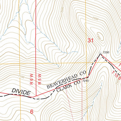 US Forest Service - Topo Monida, MT - ID FSTopo Legacy digital map
