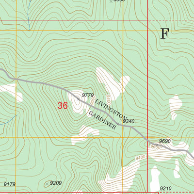 US Forest Service - Topo Monitor Peak, MT FSTopo Legacy digital map