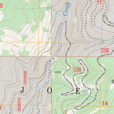 US Forest Service - Topo Montana Peak, ID FSTopo Legacy digital map