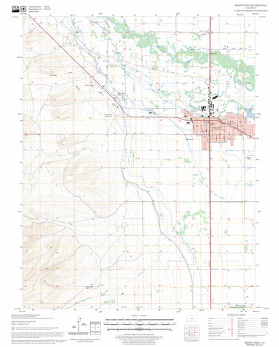 US Forest Service - Topo Monte Vista, CO FSTopo Legacy digital map