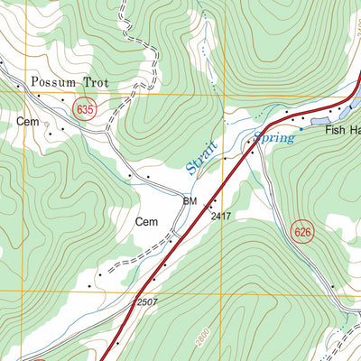 US Forest Service - Topo Monterey, VA - WV FSTopo Legacy digital map