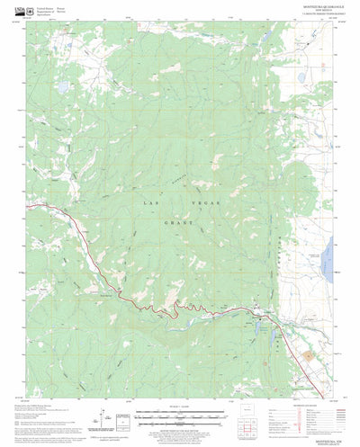 US Forest Service - Topo Montezuma, NM FSTopo Legacy digital map