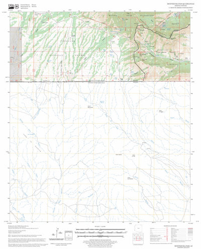 US Forest Service - Topo Montezuma Pass, AZ FSTopo Legacy digital map