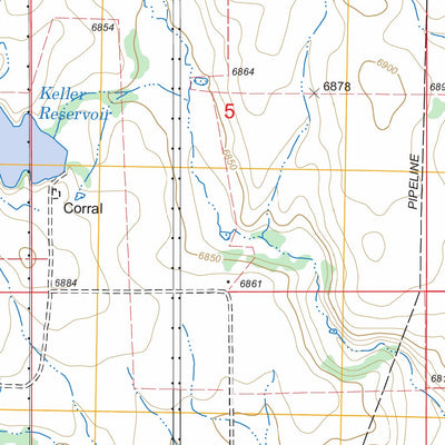 US Forest Service - Topo Monticello North, UT FSTopo Legacy digital map