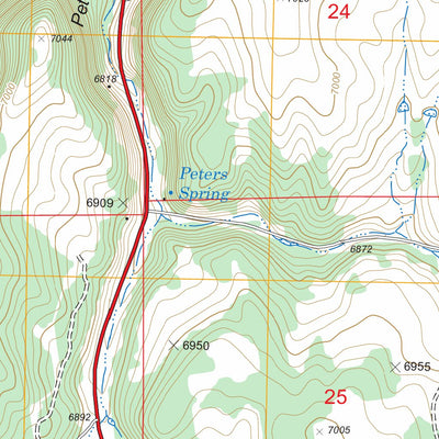 US Forest Service - Topo Monticello North, UT FSTopo Legacy digital map