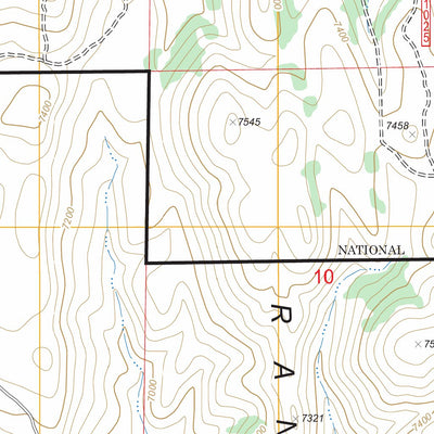 US Forest Service - Topo Montpelier Canyon, ID FSTopo Legacy digital map