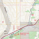 US Forest Service - Topo Montpelier Canyon, ID FSTopo Legacy digital map