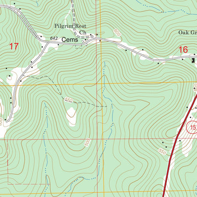 US Forest Service - Topo Montrose North, MS FSTopo Legacy digital map