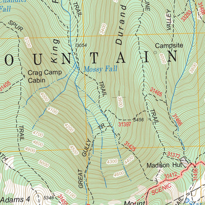 US Forest Service - Topo Mount Washington, NH digital map