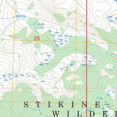 Petersburg D-2 SW, AK FSTopo Preview 2