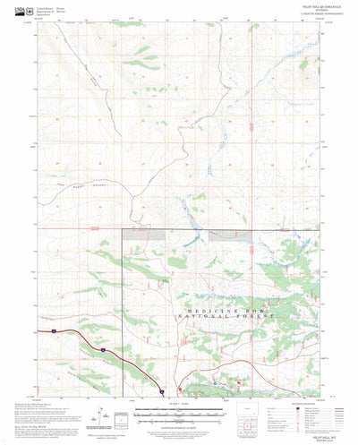 Pilot Hill, WY FSTopo Preview 1