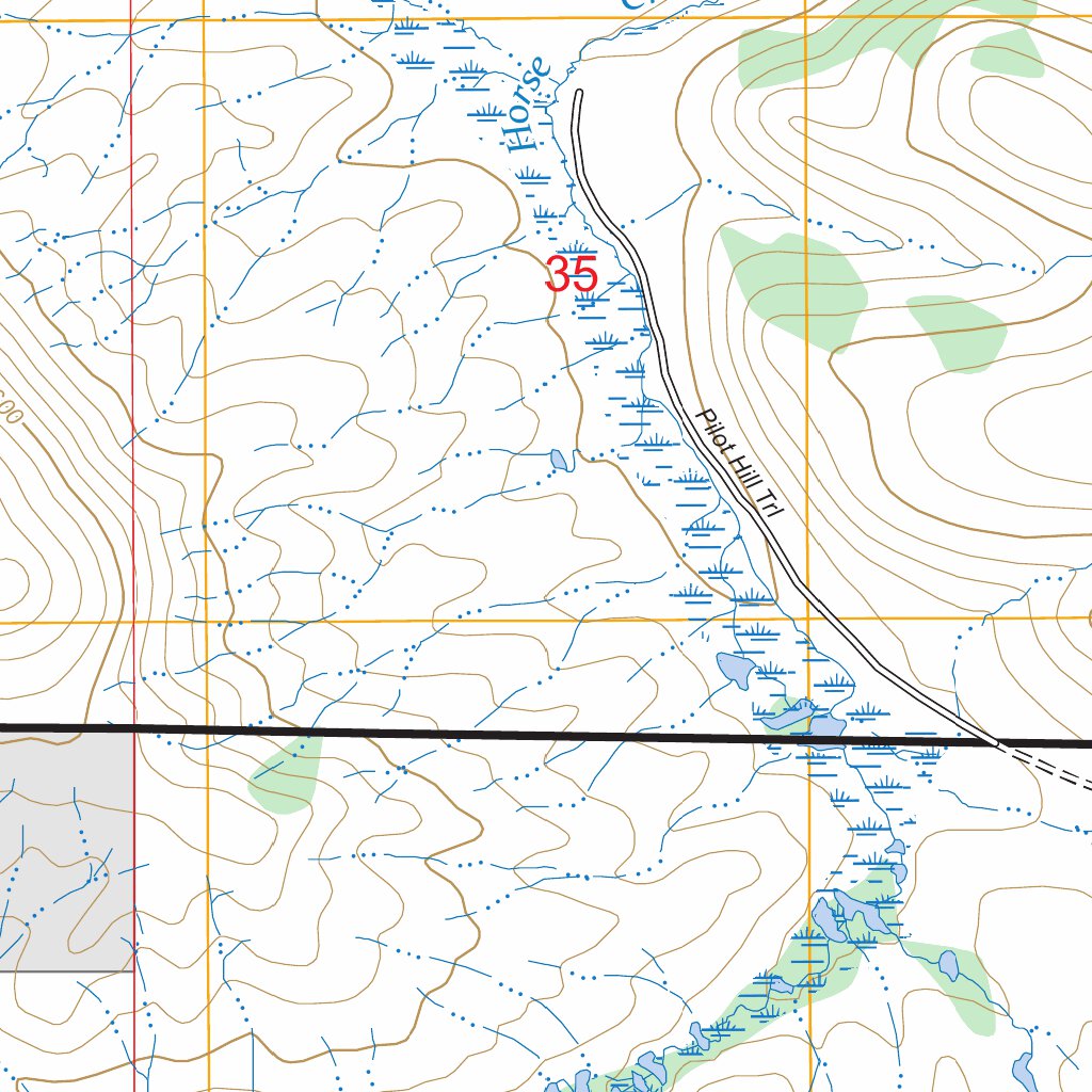 Pilot Hill, WY FSTopo Map by US Forest Service - Topo | Avenza Maps