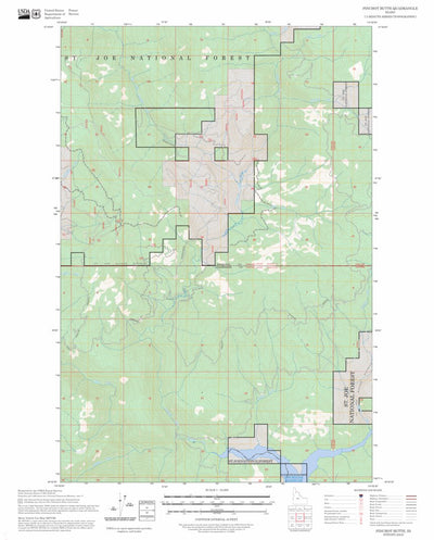 Pinchot Butte, ID FSTopo Preview 1