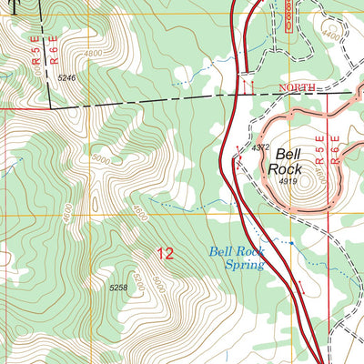 US Forest Service - Topo Sedona, AZ digital map