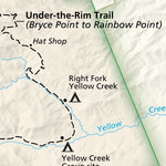 US National Park Service Bryce Canyon National Park digital map
