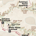 US National Park Service Canyon de Chelly National Monument digital map