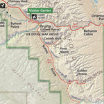 US National Park Service Capitol Reef National Park digital map