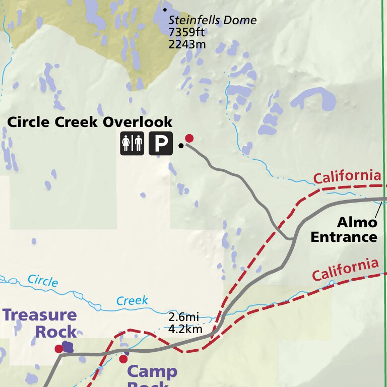 Baudin Rocks Map City of Rocks National Reserve Map by US National Park Service | Avenza ...