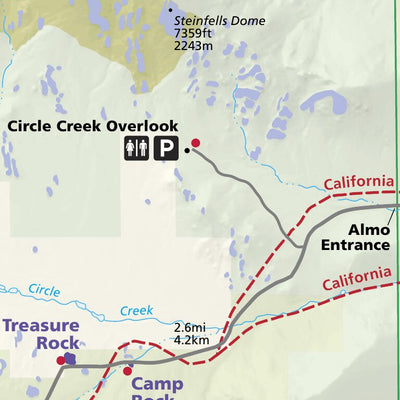 US National Park Service City of Rocks National Reserve digital map