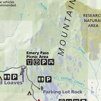 US National Park Service City of Rocks National Reserve digital map