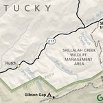 US National Park Service Cumberland Gap National Historical Park digital map