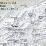 US National Park Service Denali National Park digital map