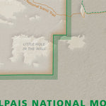 US National Park Service El Malpais National Monument digital map