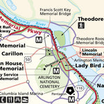 US National Park Service George Washington Memorial Parkway digital map