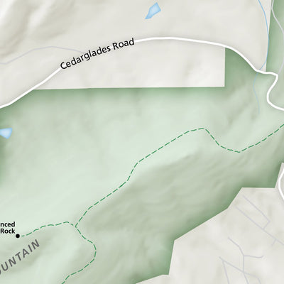 US National Park Service Hot Springs National Park digital map