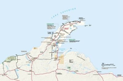 US National Park Service Keweenaw National Historical Park digital map