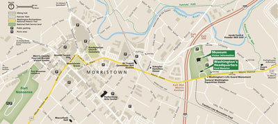 US National Park Service Morristown National Historical Park – Downtown digital map