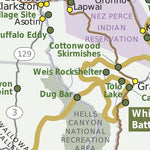 US National Park Service Nez Perce National Historical Park digital map