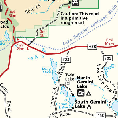 Pictured Rocks National Lakeshore Map by US National Park Service ...