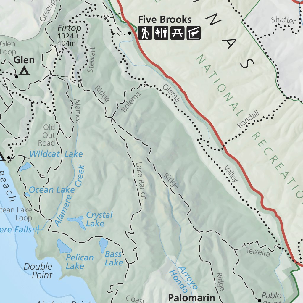Point Reyes National Seashore Map by US National Park Service | Avenza Maps