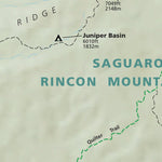 US National Park Service Saguaro National Park (East Unit) digital map