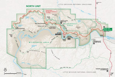 US National Park Service Theodore Roosevelt National Park (North Unit) digital map