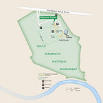 US National Park Service Waco Mammoth National Monument digital map