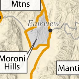 Utah 2025 General Season Bull Elk Reference Map Preview 2