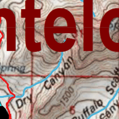 Utah HuntData LLC UT Antelope Island Deer Topography digital map