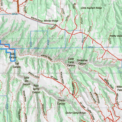 Utah HuntData LLC UT Book Cliffs Bitter Creek East 899 Topo digital map