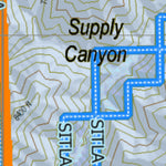 Utah HuntData LLC UT Book Cliffs Little Creek Roadless 12 Hybrid Mule Deer digital map