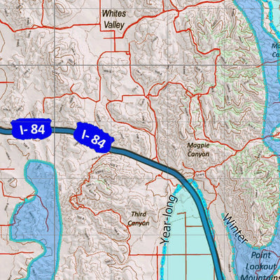 Utah HuntData LLC UT Box Elder Topo Conc 607 digital map