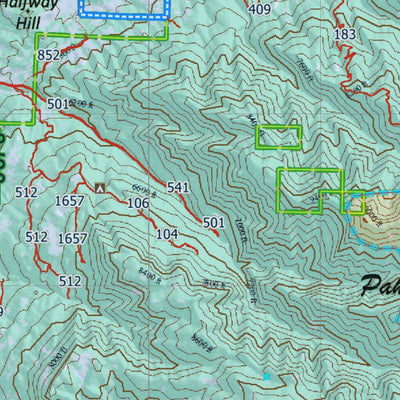 Utah HuntData LLC UT Fillmore Pahvant Elk Conc 88 digital map